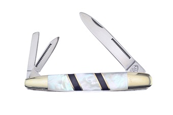 Show Sample Black Onyx/Mother Of Pearl Whittler (1pc)