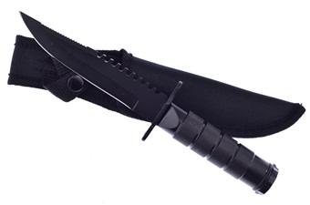 Show Sample Black Small Survival Knife (1pc)