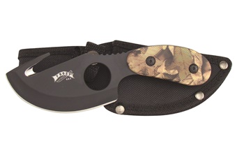 Camo Black Stainless Steel Guthook Frost Cutlery Skinner