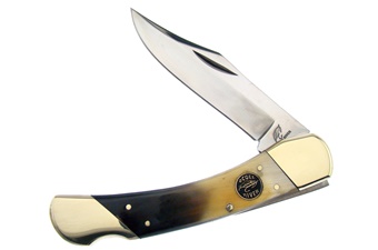 Show Sample Ox Horn Our Choice Folding Hunter