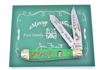 Show Sample Green Frost Christmas Trapper (1pc)