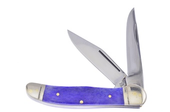 Purple Smoothbone Frost Cutlery Stainless Steel 2-Blade