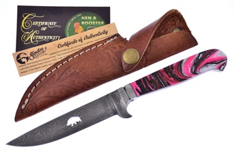 Blink Hen + Rooster Michael Prater Boar Damascus