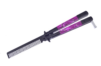 Closeout Purple Butterfly Comb (1pc