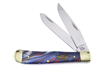 Red White Blue Swirl Resin Trapper