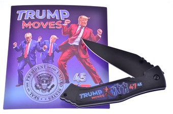 Black Trump Moves Clam Packaging Pack Tactical