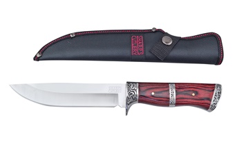 Pakkawood Stainless Steel Fulltang Hunter