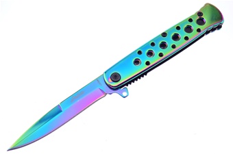 Rainbow Titanium Italian Stiletto