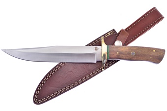 Gen Natural Wood Stainless Steel Bowie