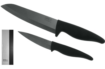 Black Hen + Rooster International Ceramic Set w/ Gift Box