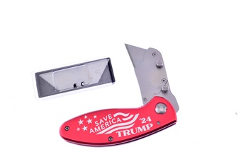 Red Aluminum Ulitiy Knife Rep Razors