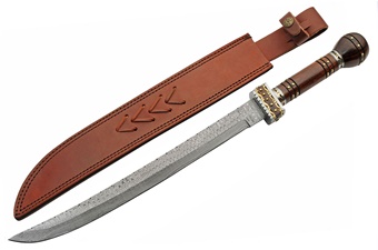 Crusader Damascus Short Sword(1pc)