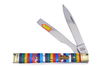 Show Sample Mulit Turquoise Stack Doctor's Knife