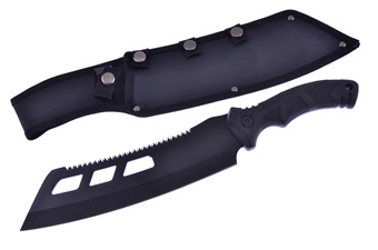 Show Sample Black Sawback Machete
