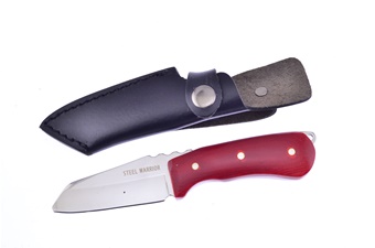 Out Of Box Red Micarta Tanto Skinner(1pc)