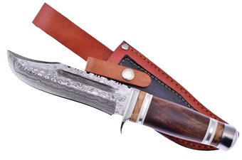 Closeout Handcrafted Damascus Hunter(1pc)