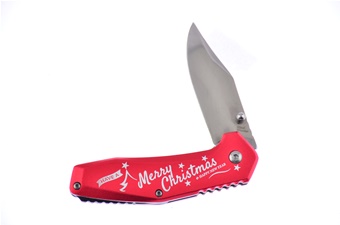 Closeout Red Merry Christmas Tactical (1pc)