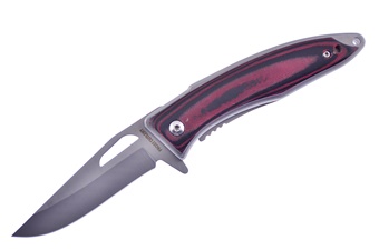 Red Micarta Aristocrat Stainless Steel Tactical