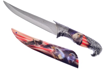 Show Sample Abs Eagle Stainless Steel Bowie