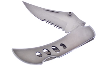 Show Sample Quick Silver Stainless Steel Lockback