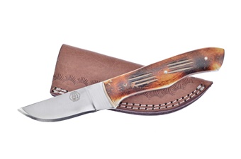 Show Sample Torch Bone Stainless Steel Full Tang Skinner