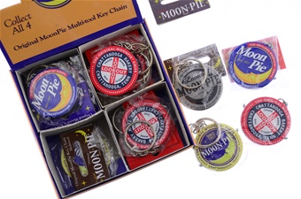 Assorted Moonpie Keychain 12pack