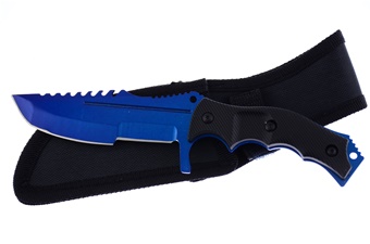 Black Abs Blue Stainless Steel Elite Edge