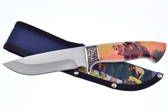 Abs Bear Print Stainless Steel Hunter