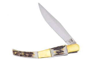 Show Sample Stag w/ Brass Spacer Folder