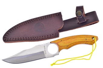 Show Sample Yellow Wood Stainless Steel Finger Guard