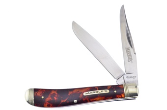 Marbles Tortois Shell Stainless Steel Trapper