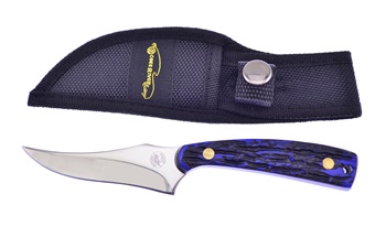 Show Sample Blue Delrin Stainless Steel Skinner
