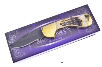 Second Cut Bone Black Titanium Choctaw