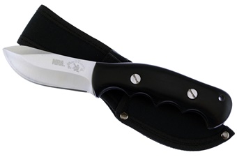 Black Pakkawood Satin Stainless Steel Nra Hunter