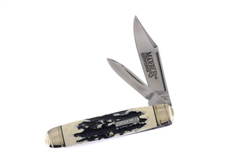 Black Stag Marbles Stainless Steel 2-Blade