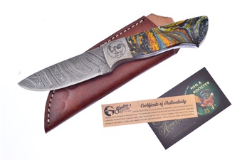 Hen + Rooster Michael Prater Dream Weaver Damascus Hunter