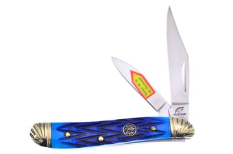 Blue Jig Bone Stainless Steel Peanut