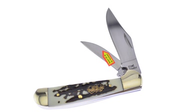 Stag Bone Resin Locking Copperhead