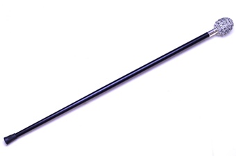 Silver Zinc Alloy No Blade Cane