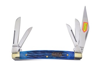 Cancun Blue Jig Bone Kentucky 5-Blade