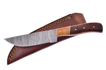 Show Sample Wood Damascus Skinner