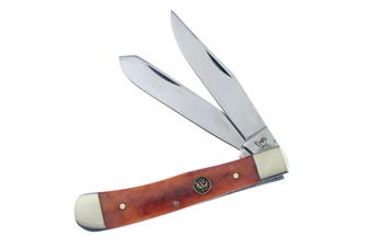Brown Smoothbone German Steel Hen + Rooster Trapper