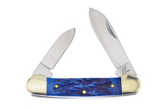 Blue Pick Stainless Steel Canoe