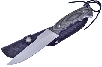 Silver Wood Stainless Steel Hunter