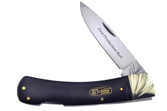 Show Sample Ox Horn Stainless Steel Lockback