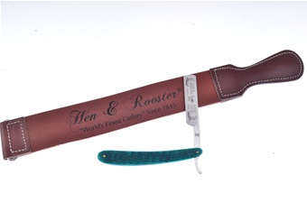 Green Pickbone Razor w/ Strop