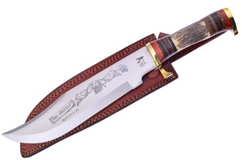 Deer Stag Big Grizzly Stainless Steel Bowie