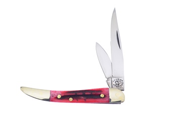 Show Sample Red Sec Cut Bone 2-Blade Toothpick