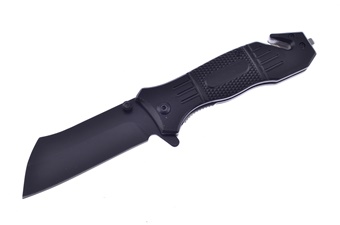 Black Abs Black Stainless Steel Tiger Assisted Tactical
