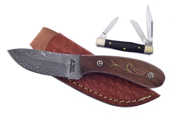 Valley Forge Inlay Damascus (2pc